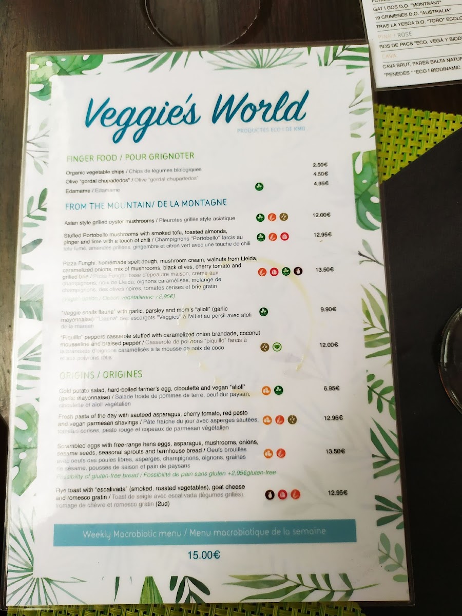 Menu Veggie's World-4
