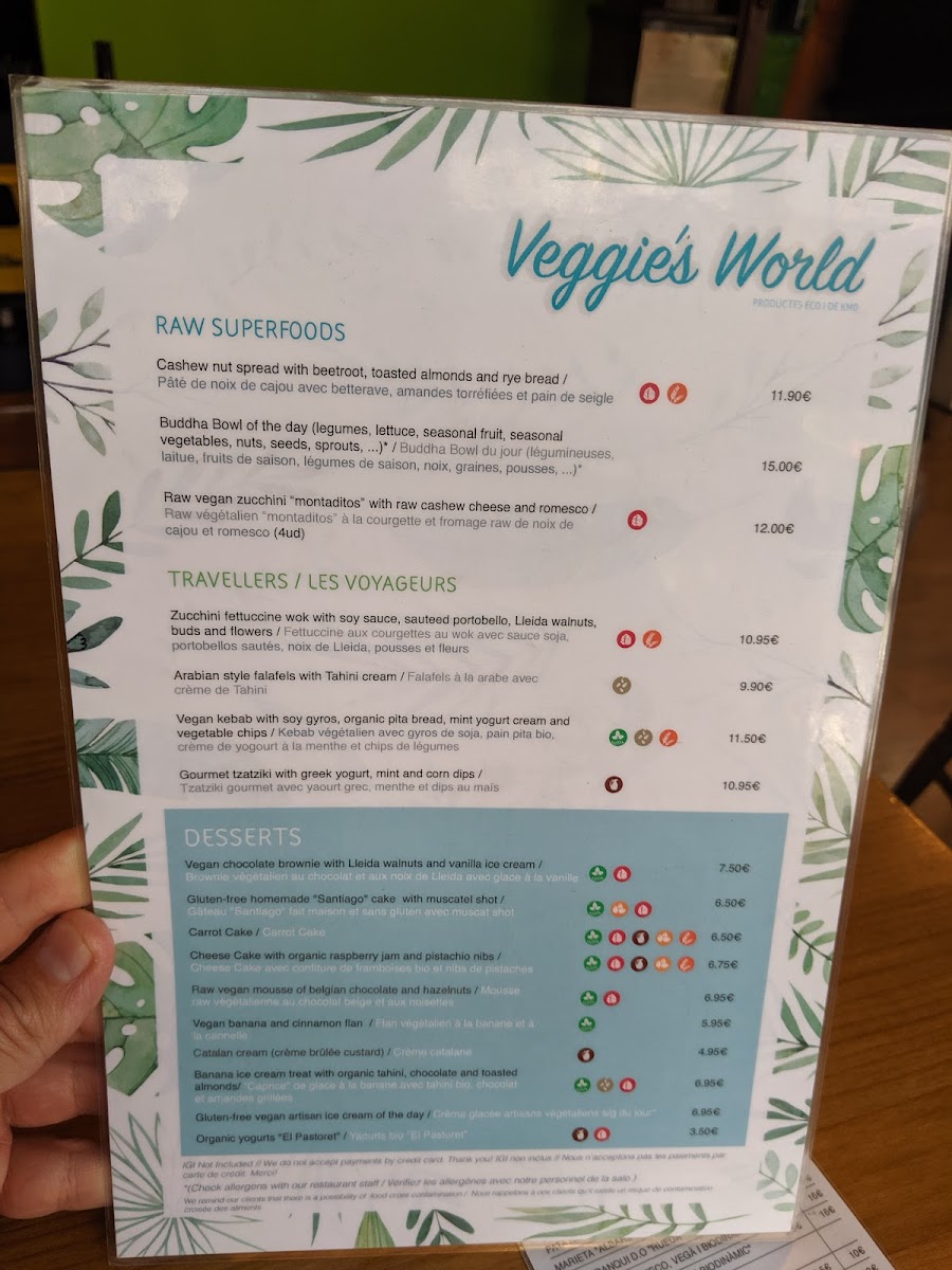 Menu Veggie's World-6